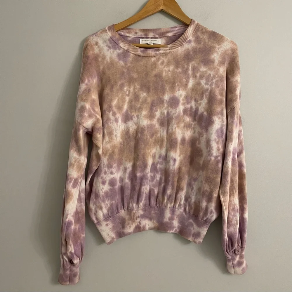 Spiritual Gangster Block Party Tie Dye Pullover Sweater Crewneck - Picture 2 of 6